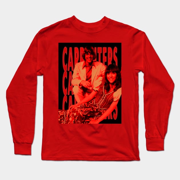 CARPENTERS  // Dark Cover Art Long Sleeve T-Shirt by CreatenewARTees